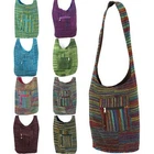 Sling Bag Chenille Messenger Crossbody Cross Body Handbag Backpack Hippie Hobo