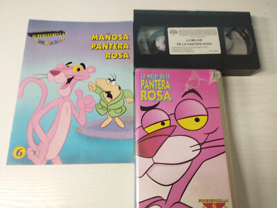 Pantera Rosa Lo Mejor de la Warner 1997 Looney Tunes - VHS + Comic Español