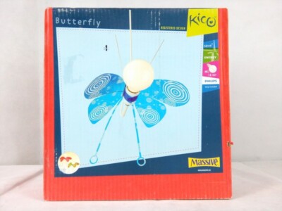Massive 40280/55/10 E27 Kinderzimmer Pendelleuchte Butterfly Schmetterling NEU