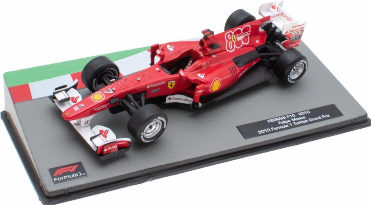 Ferrari F10 GP Turkey 2010 　シリアルナンバー1 Ferrari F10 2010 Turkey GP Felipe Massa F1 Collection 1-43 scale