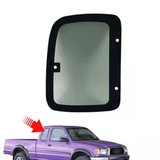 RH Passenger Side Quarter Door Glass Fits Toyota Tacoma 2 Door Ext Cab 2001-2004