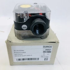 DUNGS # 266921/217092 COMBUSTION CONTROLS GAS PRESSURE SWITCH