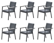 Gartenstuhl Stapelstuhl Stapelsessel wetterfest outdoor Terrassenstuhl Alu