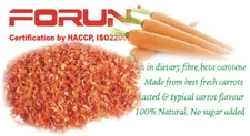 FORUN Dried Carrot Granule Flake - Fresh Red