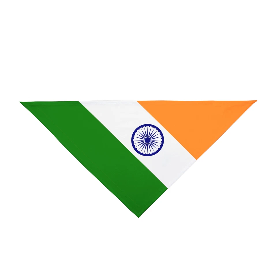 India Indian Flag Dog Pet Hankerchief Bandana collar - Image 2 of 3
