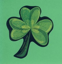 15 Can't Pinch Me Shamrock Shaped Large Stickers - St. Patrick's Day