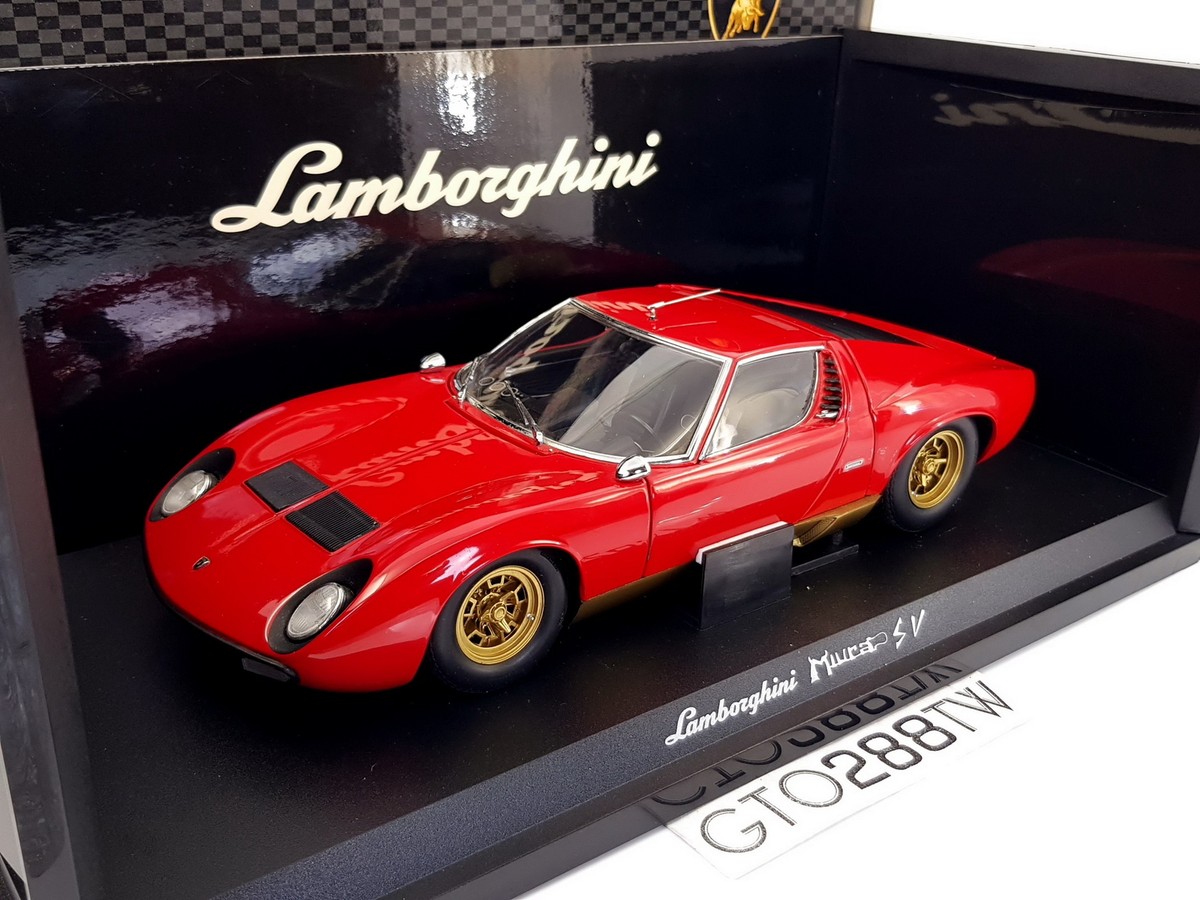 Kyosho 1:18 scale Lamborghini Miura P400 SV(Red) 08313R Kyosho 1:18 scale Lamborghini Miura P400 SV(Red) 08313R
