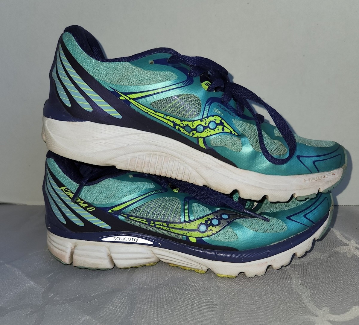Saucony Kinvara Womens Size Running Jogging Shoes Blue/Teal