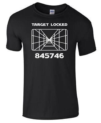 T-Shirt TARGET LOCKED X WING JEDI inspiriert Kinder Erwachsene Unisex Oberteil 4. Mai