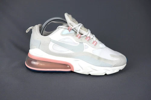 Nike Air Max 270 React 'American Modern' Womens Trainers White Aqua Uk 6 Eur 39