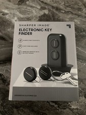 Sharper Image Electronic Key Finder, 2 Key Fobs, 45 Ft Range. GREAT GIFT 