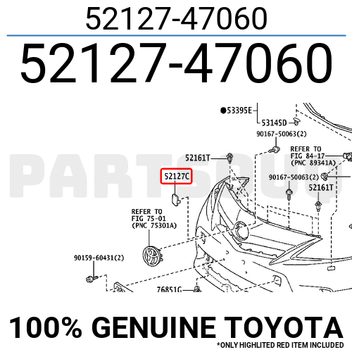 5212747060 Genuine Toyota 52127-47060 52127-47060 | eBay