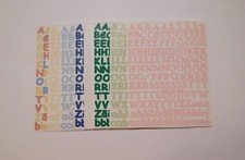 Creative Memories Stickers Sheets ABC 123 Alphabet You Choose  Brand New