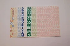 Creative Memories Stickers Sheets ~ABC 123 Alphabet~ You Choose~  Brand New