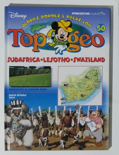 I104710 TOPOGEO n. 50 - Sudafrica / Lesotho / Swaziland - DeAgostini / Disney - Foto 1 di 1