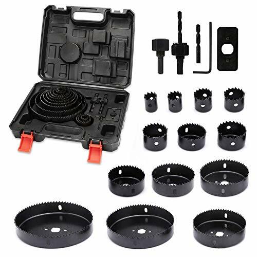Hole Saw Set Jellas 17PCS Hole Saw Kit 
