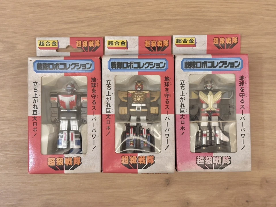 Taiwan Classic Vintage Toy Chogokin Super Sentai Robot Collection Set of 6pcs - Image 4 of 4