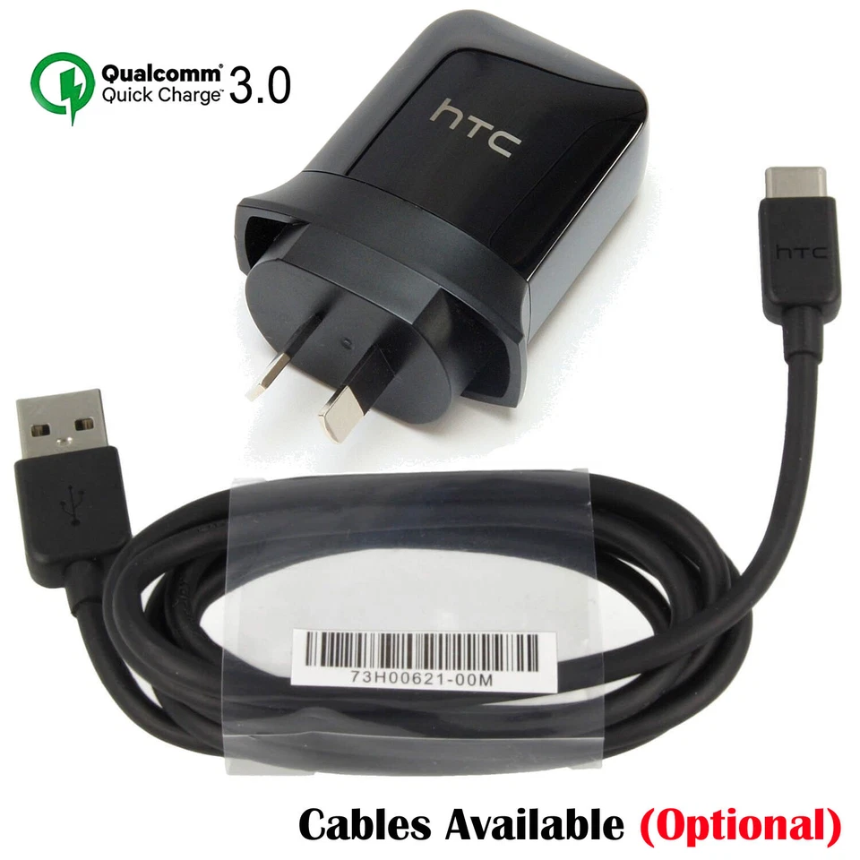 Cargador rápido original QC 3.0 adaptador AU cable tipo C para HTC U11/U Ultra U11+ Foto 4 de 4