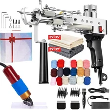 Rug Tufting Gun with Trimmer Kit 2-in-1 Carpet Gun & Shears for Rug Making