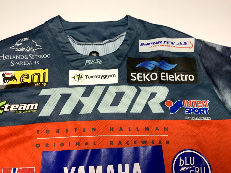 Thor Jersey Torsten Hallman Racewear Pulse Motocross Yamaha Size M - Image 4 of 4