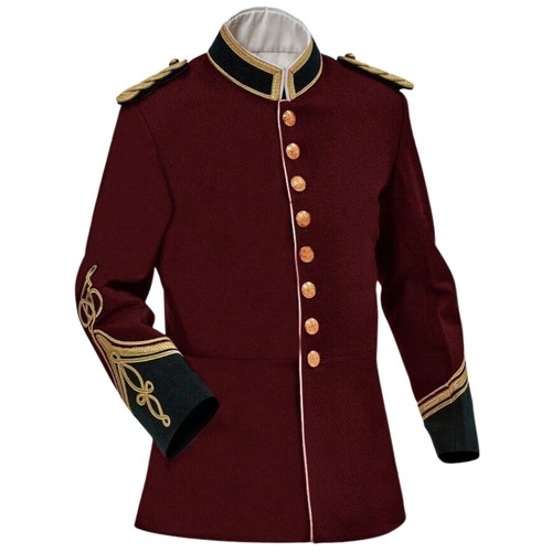 Chaqueta Militar Británica Anglo-Zulú De Colección Abrigo Rojo Victoriano Túnica 1879 - Imagen 14 de 14