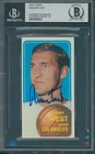 1970/71 Topps #160 Jerry West Beckett Authentic Signed Auto 10 *3812