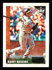 2022 Panini Diamond Kings #131 Manny Machado Artist's Proof Blue SD Padres