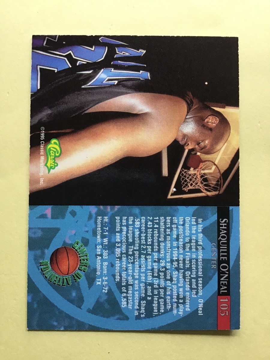 NBA 超貴重なSHAQ ルーキーカード！！ SHAQUILLE O'NEAL ROOKIE CARD Shaq GOLD FOIL RC Sudden Imapct