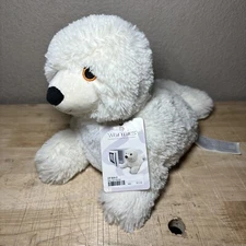 NWT Warmies Stuff Animal Baby Seal Cream Microwave Lavender Scent