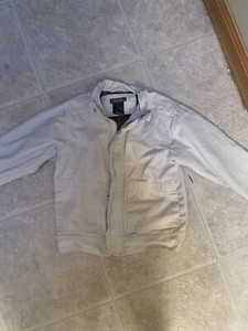 Boys Toddler Kenneth Cole Reaction Khaki Zipped Button Spring Fall Jacket Size 4
