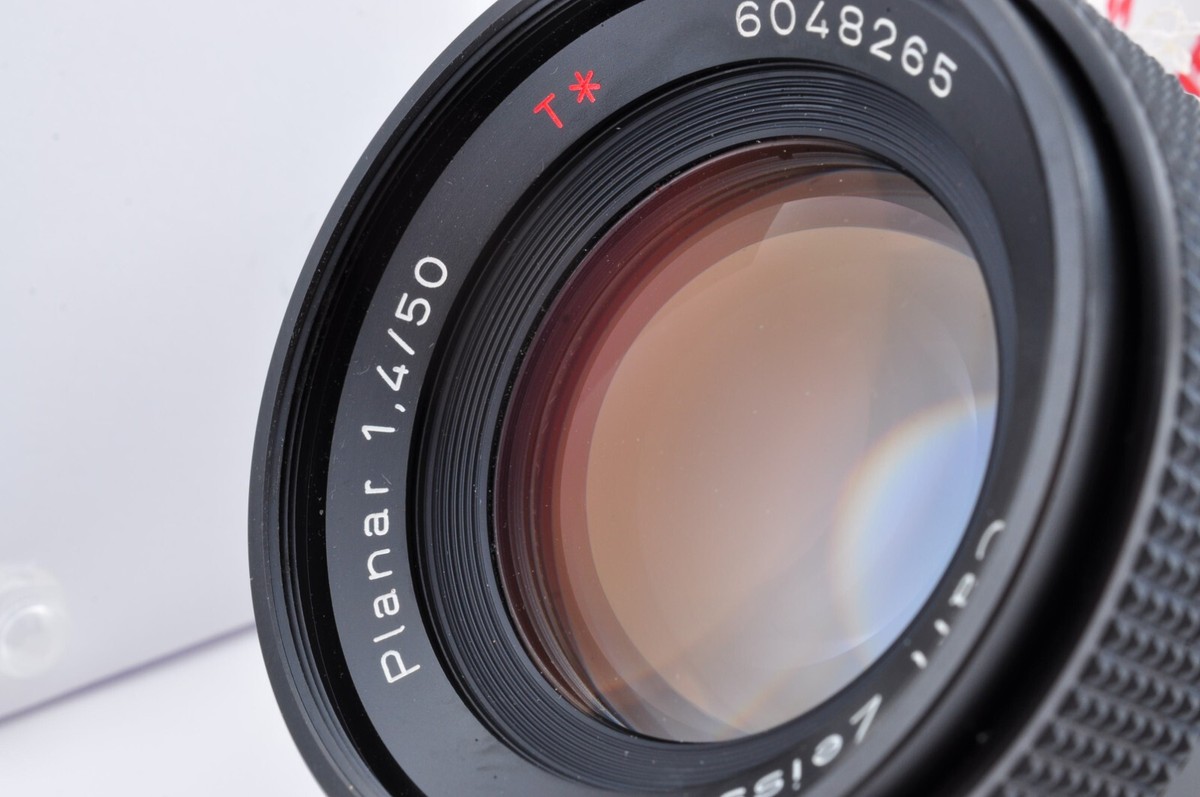 CONTAX Carl Zeiss Planar 50mm f/1.4 T* AEJ MF Lens Near Mint from