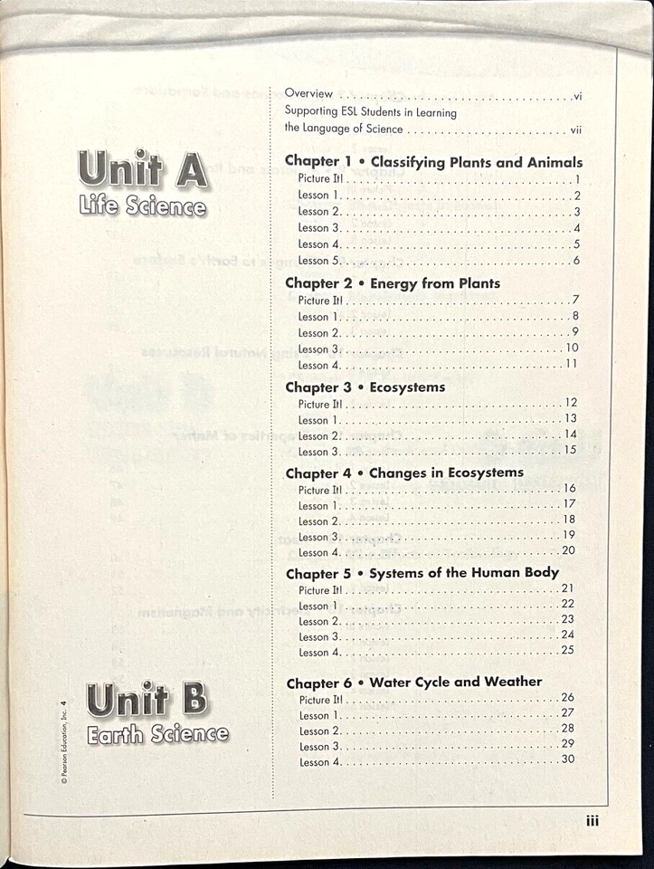 4th Grade - SCIENCE - EVERY STUDENT LEARNS - TEACHER GUIDE  (2006, Foresman) - Image 3 of 4
