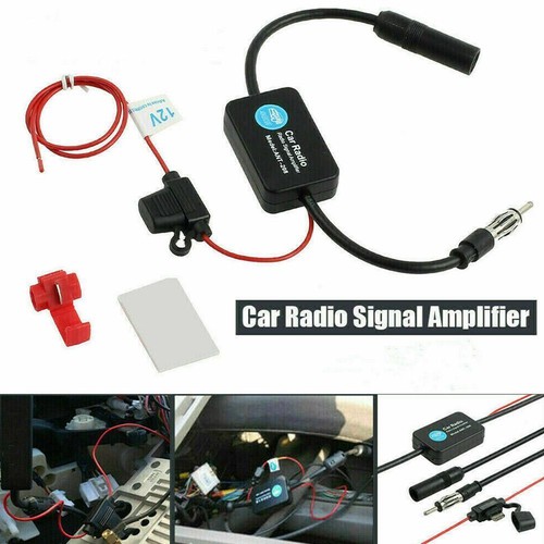 Car Auto Stereo FM&AM Radio Signal Antenna Aerial Signal п☆ Amplifie Amp S5 T7H9 - Picture 7 of 12