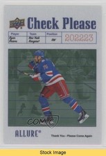 2022-23 Upper Deck Allure Check Please Ryan Reaves #CP-3 READ 1a9z