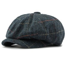 Baker Boy Hat Cap Peaky Blinders Newsboy Herringbone Flat Cap Winter Hats