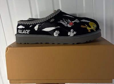 Palace X UGG X Looney Tunes Tasman Slipper Schwarz 10 UK