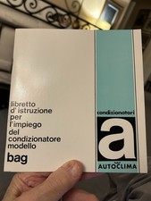 Vintage Electronics Autoclima Manual BAG air conditioner Circa 1970 Italy