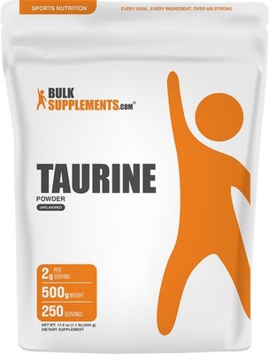 BulkSupplements Taurine Powder - 2g per Serving 