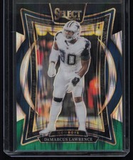 #47 2024 Panini Select DeMarcus Lawrence Black & Green Prizm Shock Cowboys