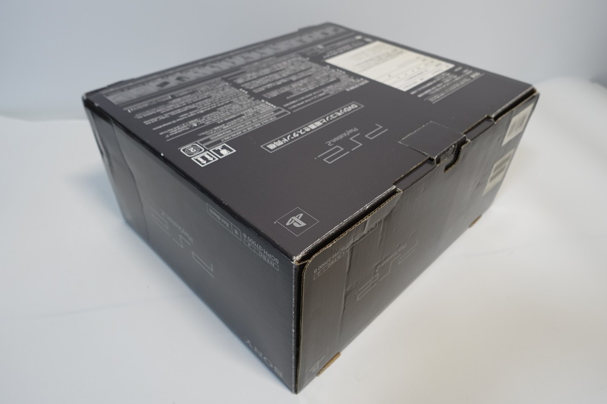 NEW SONY PlayStation 2 PS2 ZEN BLACK Console SCPH-37000 Box Japan