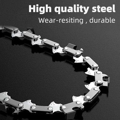 Durable 2 Pack 16 Inch Chainsaw Chains - 3/8'' Pitch, Supports Multiple Brands