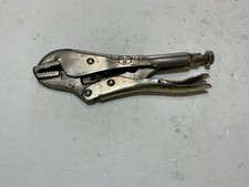 Petersen Straight Jaw Locking Pliers Vise Grip 7R Vtg Dewitt Nebr. USA