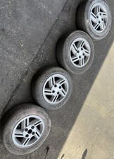 Ford Escort 14" Xr3i Dog Leg Alloys Wheel Rim 6j Et36.5 Set Of 4 -Free Used Tyre