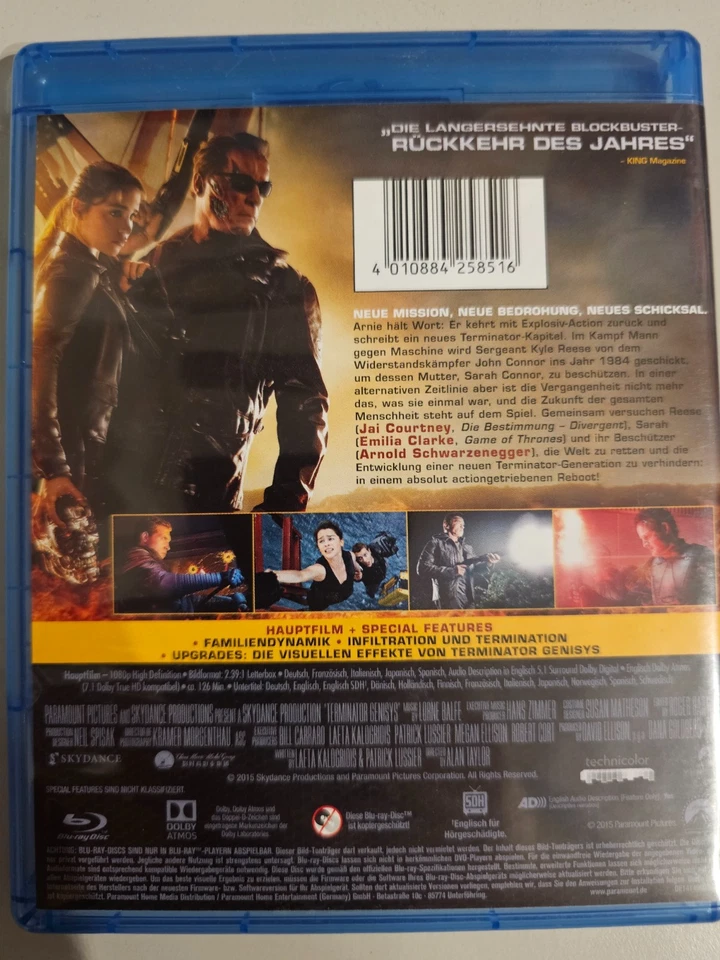 Terminator - Genisys Blu Ray - Bild 2 von 2