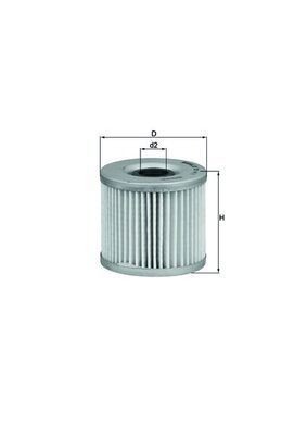Oil Filter MAHLE OX 411