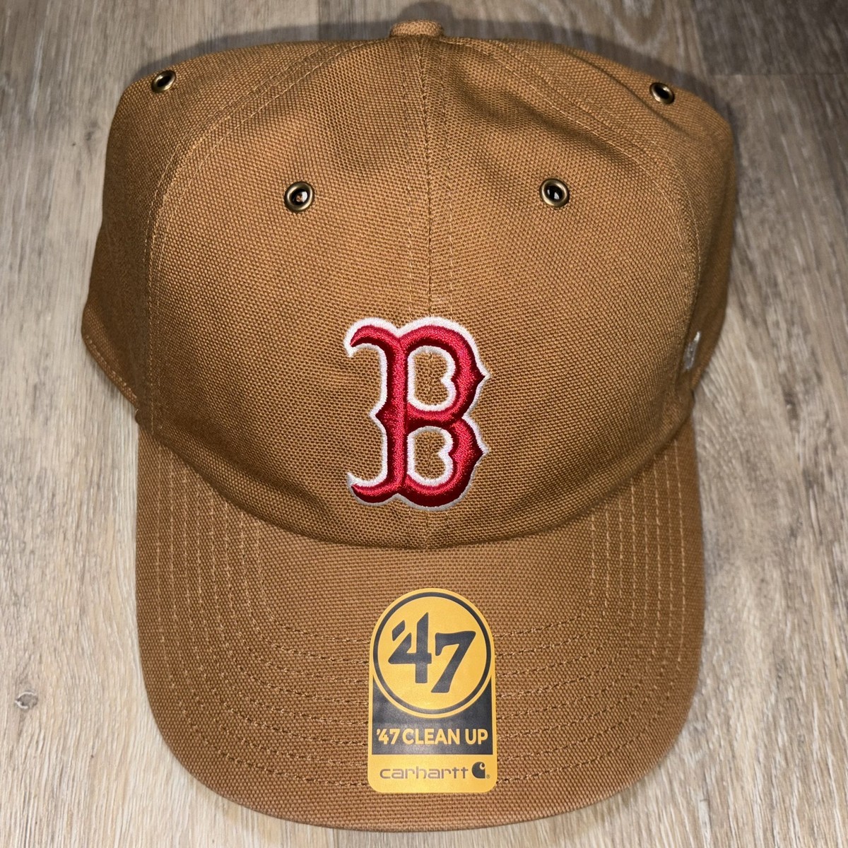 Boston Red Sox Carhartt x '47 Clean Up Adjustable Strap Dad Hat