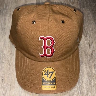 Boston Red Sox Carhartt x '47 Clean Up Adjustable Strap Dad Hat