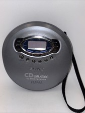 VINTAGE Sony D-FJ61 Radio CD Walkman G-PROTECT Parts Or Repair ONLY NON WORKING