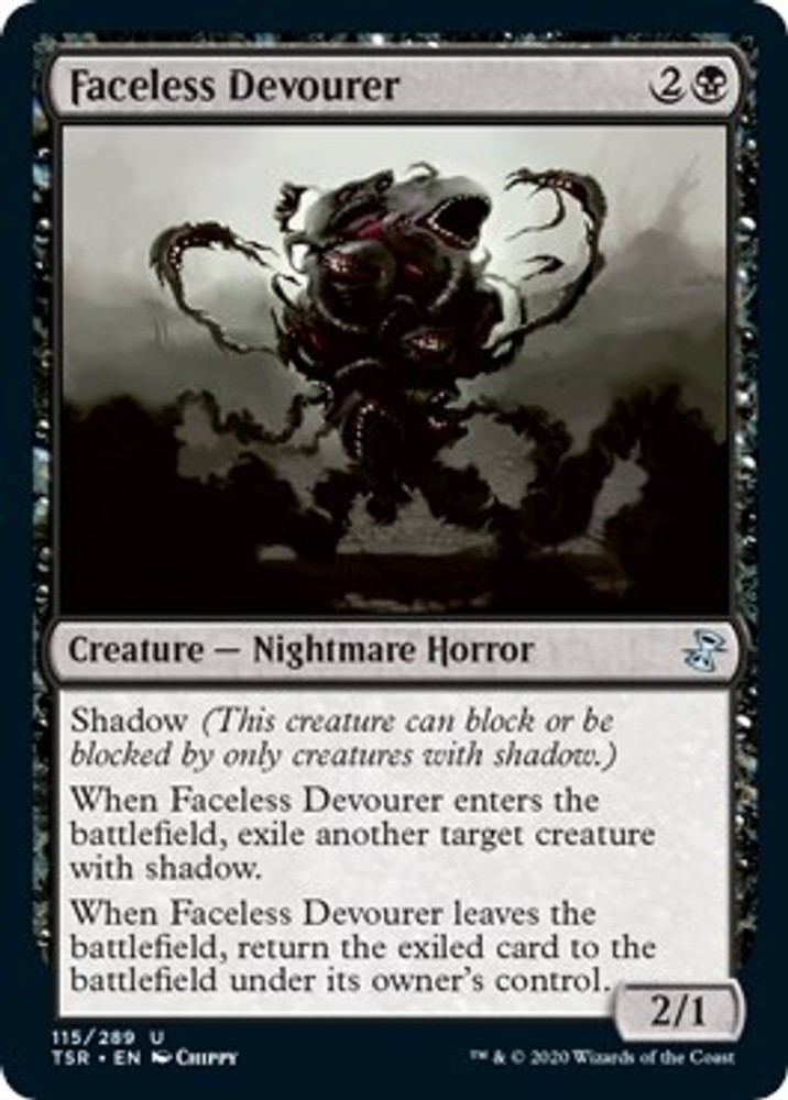 NM - Faceless Devourer TSR - 115 Time Spiral: Remastered