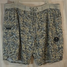 Vissla Board Shorts Mens Sz 38 Floral Upcycle Stretch Swim Creators Innovators